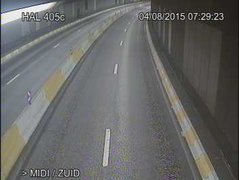 Caméra trafic Belgique - R20 (Petite ceinture de Bruxelles), tunnel Porte de Halle, direction Bruxelles-midi